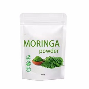 Pure Moringa Powder Customize 100g Private Label Leaves Powder