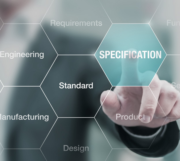 Technical specification and certificate documentation for food ingredients